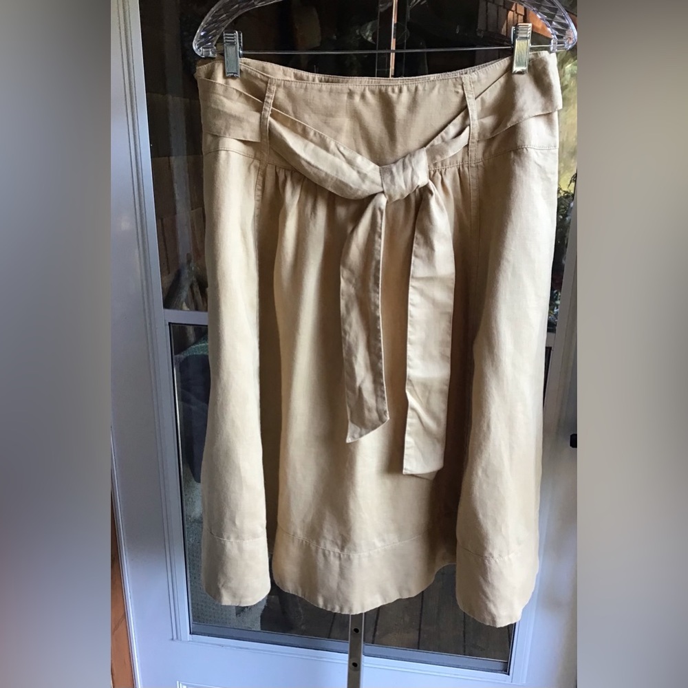Jones New York Drop Waist Linen Skirt